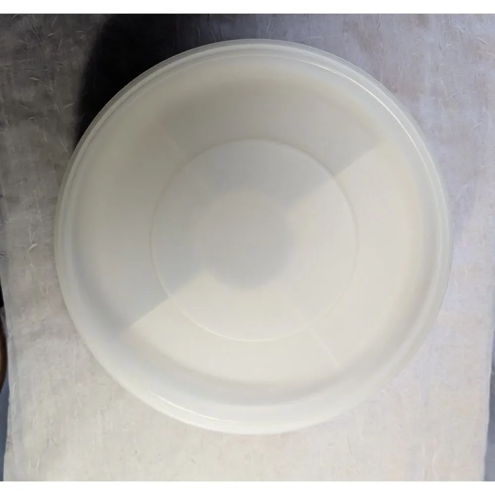 Vintage Tupperware 1708 Divided Serving Tray with 1709 Lid.